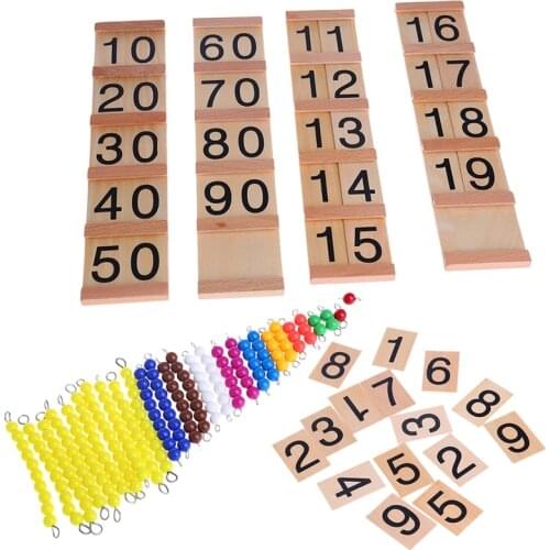 Montessori Kids Toy Baby decimal base Bank Game Set Maths Training for Early Learning Educational Preschool Brinquedos