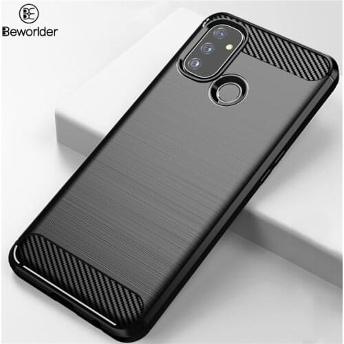 For OnePlus Nord CE N10 5G Cases Soft TPU Carbon Fiber Silicone Back Cover For Oneplus Nord N200 N100 Phone Case