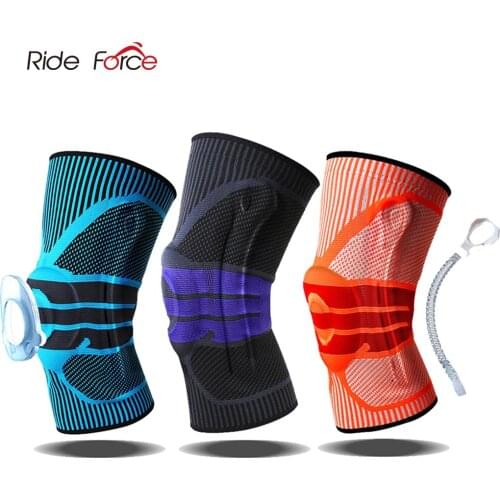 Elastic Silicon Padded Basketball Knee Pads Support Patella Brace Kneepad for Fitness Gear Volleyball Sport Protector