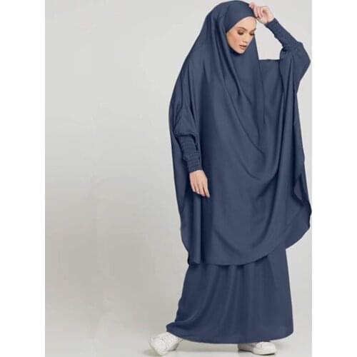 Latest Islamic Abaya Robes Jilbab SuitS with Skirt Muslim Burka Female Middle east Islamic prayer abaya islamic Jilbab WY266