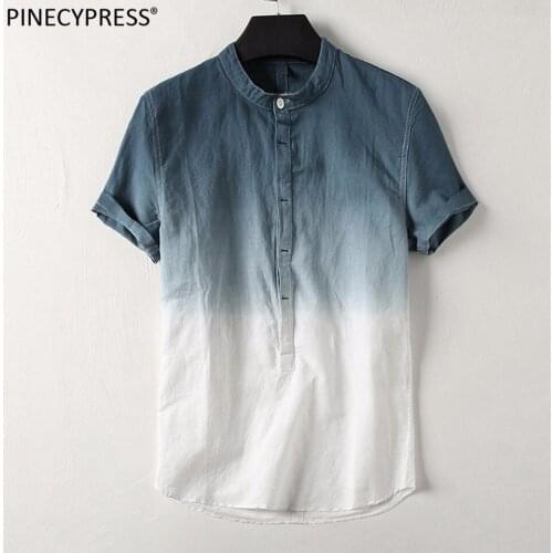 Мужские однотонные футболки Pinecypress China At AliExpress