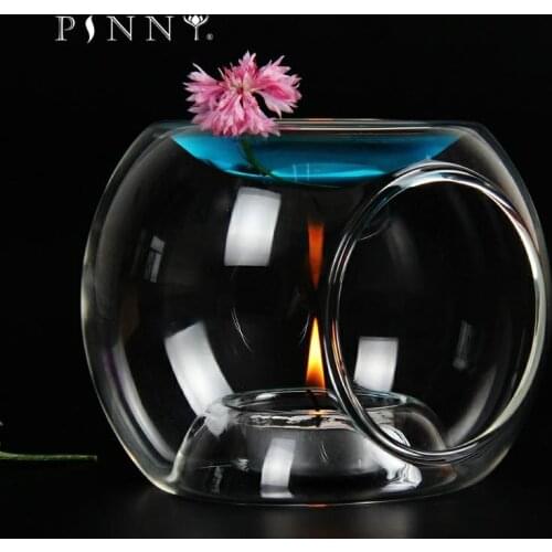 PINNY Glass Oil Burner High Quality Candle Aromatherapy Oil Lamp Gifts And Crafts Home Decorations Aroma Furnace