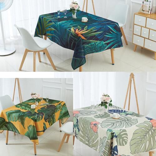 Table Cover Waterproof for Kitchen Living Room Coffee Tablecloth Elegant Table Aesthetic Modern Home Decor Accessories 1*1.4m/Pc
