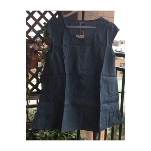 Simple comfortable pure Linen Shirts 20200207