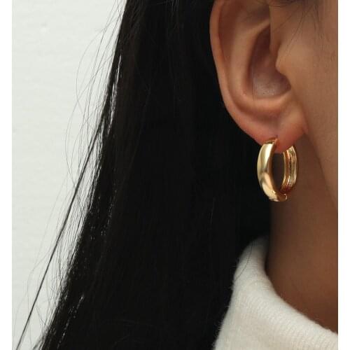 MANGOSKY 925 Silver Simple Style Earrings 925 Silver Auricular Needle 1 Pair For Women