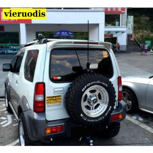 For suzuki jimny Spoiler ABS Material Car Rear Wing swift Primer Color Rear Spoiler