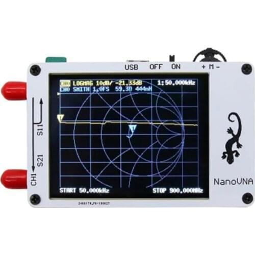 Touching Screen VNA Vector Network Analyzer Handheld Digital Antenna Analyzer 50KHz-900MHz HF VHF UHF Standing Wave Measurement