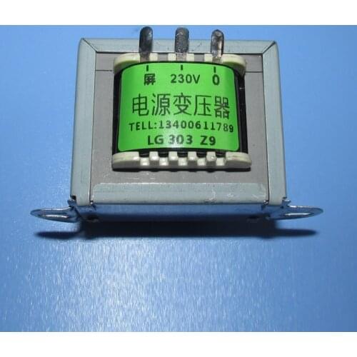 Input 0-230V Z9 iron core tightly coupled 6W220V power transformer 22V dual voltage 120mA EI48X30mm layered sandwich technology
