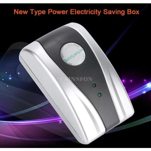 200Pcs/Lot Power Electricity Saving Box Household Power Energy Electricity Money Saver 90V-250V With European/UK/US/AU Socket