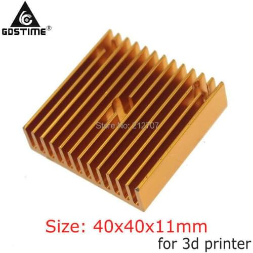 5PCS Gdstime Heatsink 40x40x11mm Aluminum Extruded Radiator Heat sink for Electronic Heat Dissipation