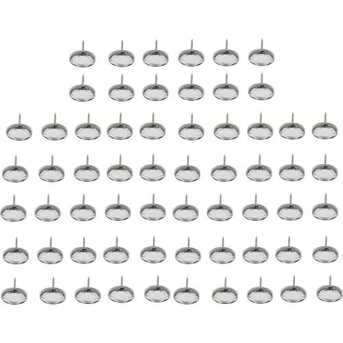 50 Pieces 20mm 22mm Crystal Upholstery Nail Sofa Headboard Wall Decor Tack Studs