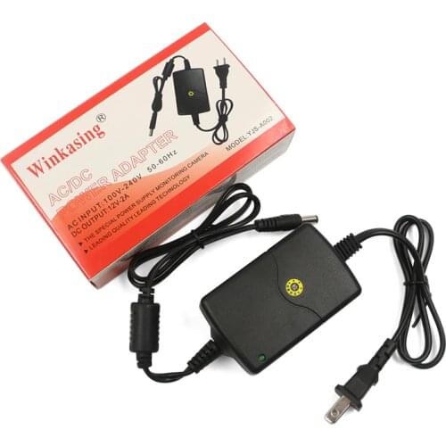 Ac100-240v DC12v 2a 24w Us Eu Uk Au Plug Dc Ac Universal Power Adapter Supply for Cctv LED light strips
