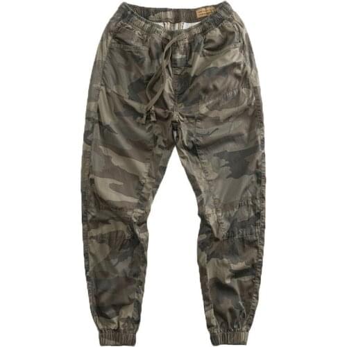 Camouflage Cargo Pants for Men Casual Jogger Rainforest Woodland Army Pants Male Tactical Military Trousers