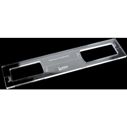 Dopro Acrylic Guitar/Bass Neck Pocket Routing Template Neck Templates for Guitar and Bass