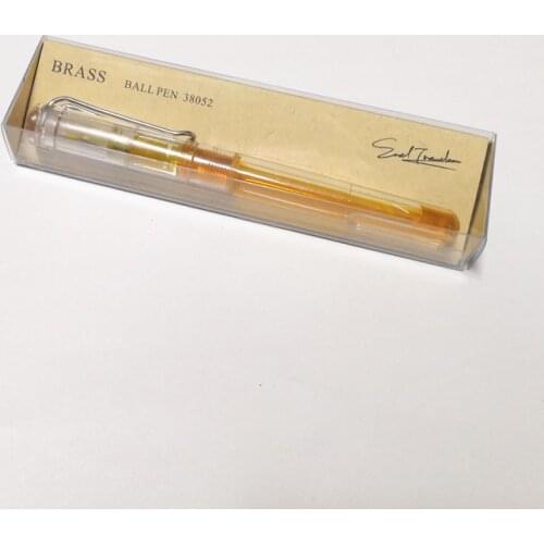 ERAL Travelers transparent pen. Containing a sealing ring pen body storage ink. Creative pen style. Seven colour pen cap