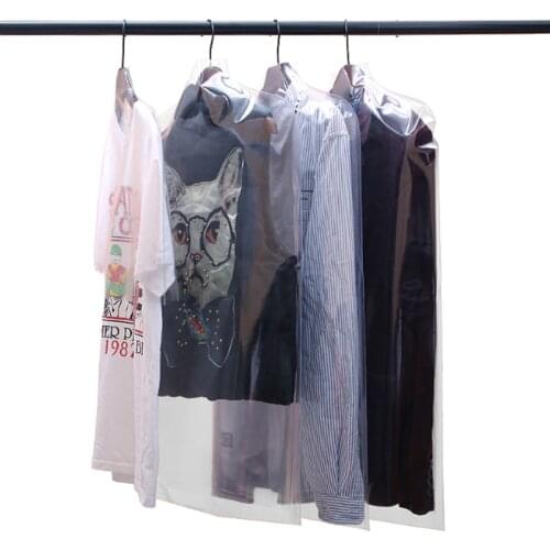 Clothes Dust Cover Thickened Transparent Suit Dust Cover Bag Cover Half-length Whole Body Mens Womens Clothes Dust Cover