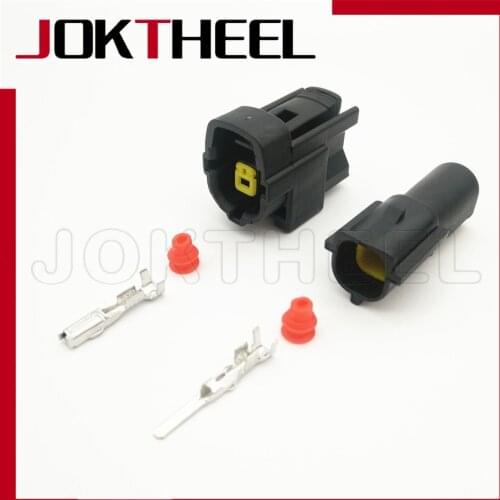 1-20 kit set 1 pin way Tyco AMP male female waterproof wire Denso connector auto electrical plug 174879-2 174877-2