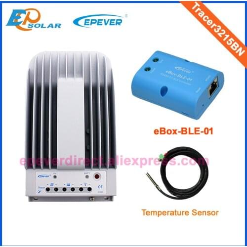Solar Tracking Controller temp sensor and bluetooth box adapter Mobile Phone Tracer3215BN MPPT EPsolar high quality