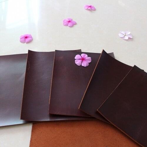 Chili oil wax cowhide leather wine DIY Handmade head layer cowhide thickness 1.8~2mm