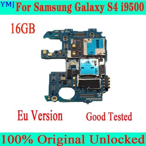 For Samsung Galaxy S4 i9500 Motherboard,16GB Original unlocked for Samsung S4 i9505 Logic board with Full Chips,Free Shipping