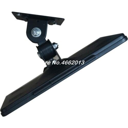 Metal Ipad security stand case flexible tablet wall desk mount tablet display holder lock with keys for ipad mini air pro