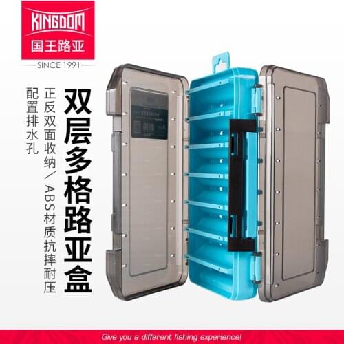Kings road and double split large capacity multi-functional portable portable removable receive a bait box