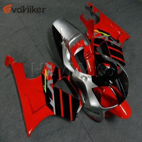 Motorcycle fairing for RC51 VTR1000SP1 2000 2001 2002 2003 2004 2005 2006 silver red ABS Plastic motorcycle cowl