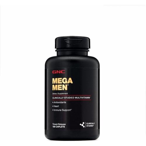 MEGA MEN 180 caplets multivitamins Mens Health Antioxidants Supports Heart and Immune System from USA