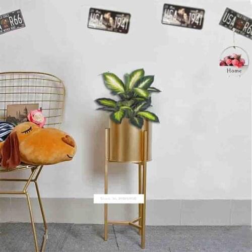New BLS-0011 Creative Nordic Flower Stand Modern Minimalist Home Living Room Decorative Flower Shelf Indoor Iron Flower Pot Rack