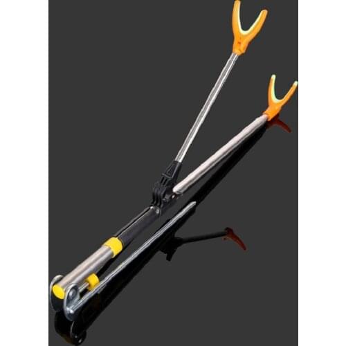 Fishing rod bracket Ground Fishing Rod Stand Bracket Adjustable Chair Box Fish Rods Holder Foldable Fishing Tool Hand Rod Bracke