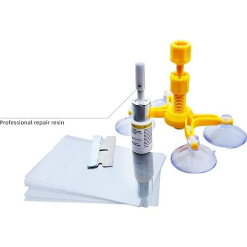 Windshield repair kit DIY window repair tool glass scratching windshield crack recovery window screen polishing Car Styling
