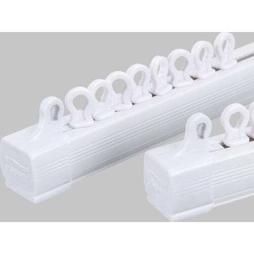 Aluminum Alloy Curtain Track Curtain Rod Ceiling Side Installation Single Durable Triple Curtain Accessories Customized