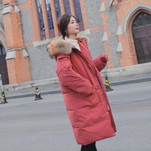 2019 Promotion Cotton Zipper Winter New Korean Fashion Long Fund Bread Serve Woman Easy Cotton-padded Clothes Loose Coat Tide