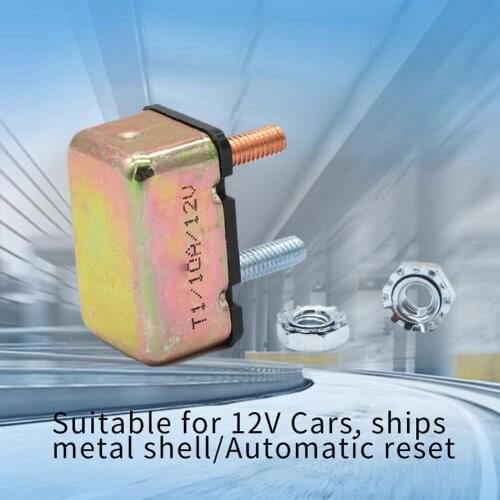 Auto Battery Circuit Breaker 12V DC Car Truck Boat Electrical Control Circuit Breaker Automatic Reset Motor Circuit Breaker