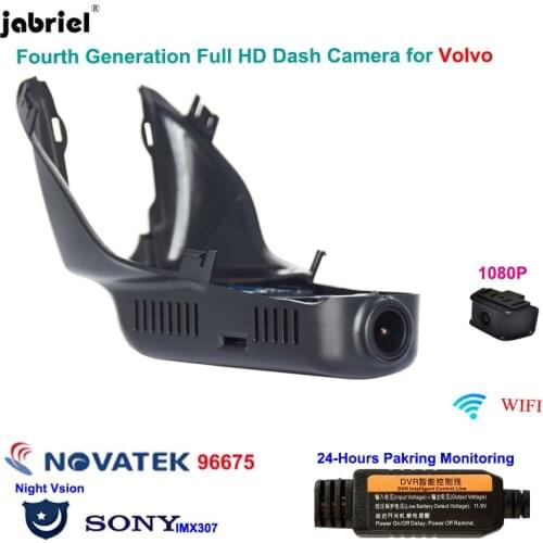 For Volvo XC60 T5 T6 2015 2016 2017 2018 Full HD 1080P Car Dvr Dash Cam Camera Auto Video Recorder Night Vision Dual Lens WIFI