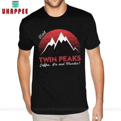 Short Sleeve O-Neck Pure Cotton Visit Twin Peaks T-Shirt Sport Man S Shirt