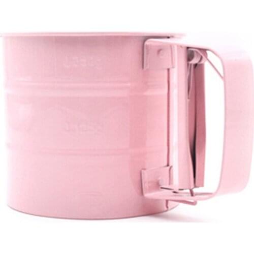 Gadget Flour sieve Props Handheld Stainless Steel Mechanical Sifter Baking