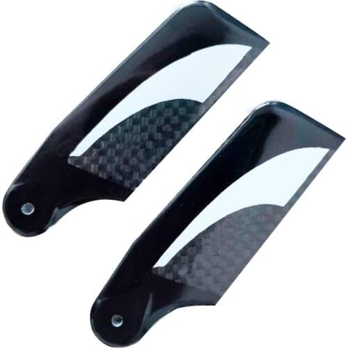 Carbon Fiber 68mm Tail Blade For T-REX Trex 450/470/480 Helicopter