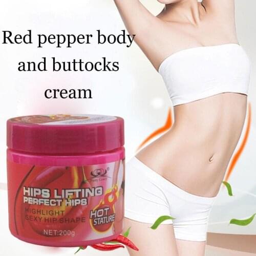 Red Pepper Breast Butt Enhancer Skin Firming Lifting Body Cream Elasticity Breast Hip Enhancement Cream Busty Sexy Body Care