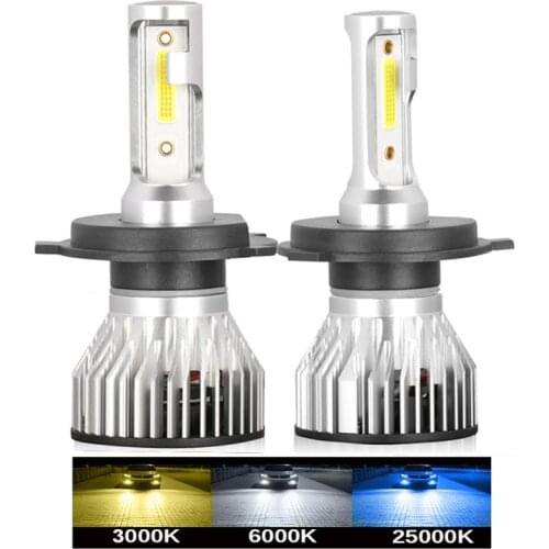 H4 H7 LED 12000LM Car Headlight Bulb H1 H13 H8 H9 H11 9005 HB3 9006 HB4 Running Auto Fog Head Lamp 12V 3000K 6000K 25000K