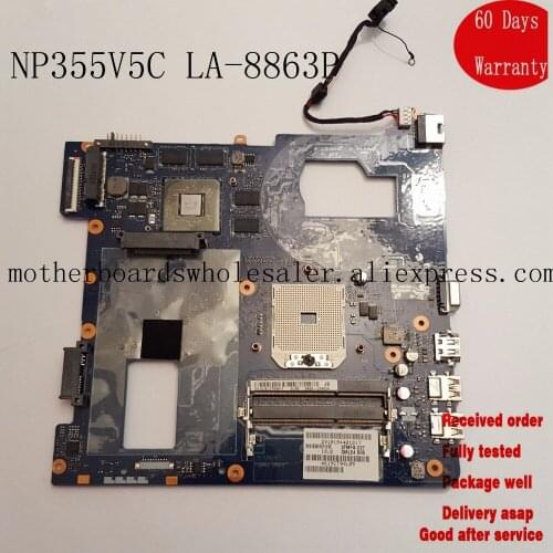 Placa Mae For Samsung NP355V5C NP355C4C Mainboard LA-8863P Motherboard