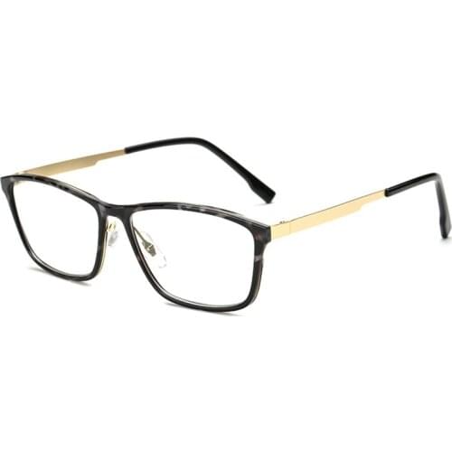 Metal Eyeglass Frames Vintage Men Women Designer TR90 Square Frame Optical Eye Glasses Frame Can Match Lenses JY51068