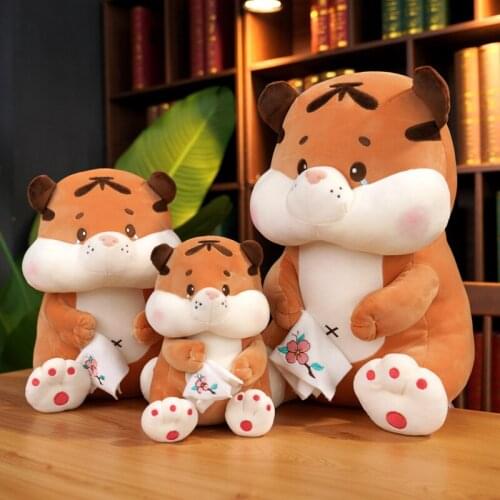 23-45cm Soft Doughnut Rabbit Handkerchief Grievance Tiger Plush Toys Stuffed Animals Pillow Dolls For Girls Kids Birthday Gifts