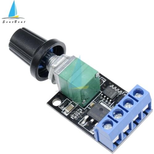 DC 5V-16V 10A PWM DC Motor Speed Controller Governor Stepless Speed Regulator LED Dimmer for LED Light Control 12V
