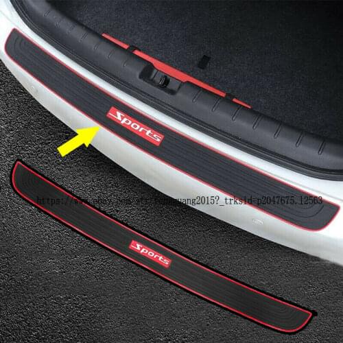 Car SUV Door Sill Guard Body Bumper Scratch Protector Rubber Pad Cover Trim 90cm