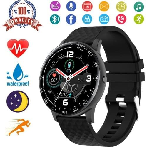 Smart Watch for Android IOS Phone Men Women Full Touch Screen Blood Pressure Heart Rate Sleep Monitor Waterproof Smartwatch