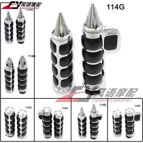 7/8'' 22mm Universal Motorcycle Handles Throttle Grip Metal Refitting Accessories for Yamaha XV250 XV400 Honda CA250