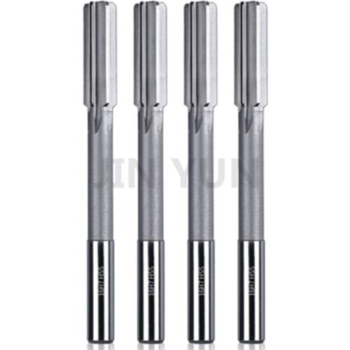 Reamer H7 Machine Straight Shank 6-edge HSS Chuck Engineering Milling Cutter Tool Flat Bottom Lengthened 2mm-20mm