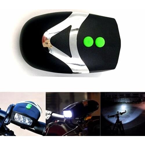 New HOT Bicycle Horns Light Electronic Cycling Bike Bicycle Handlebar Ring Bell Horn LED Strong Loud Clear Air Alarm Bell Sound