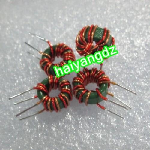 10pcs/10*6*5 370UH 0.6 Line Differential mode inductors Bifilar winding Annular inductance 370UH Magnetic ring inductors